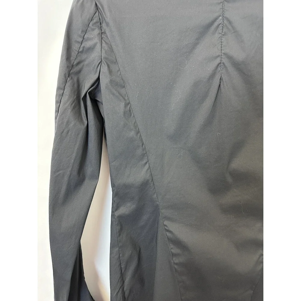 Masnada Women's Vented‎ Button Up Long Sleeve Top         9.5
